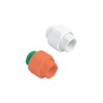 PP-R PLASTİK OYNAR BAŞLI DİŞİ RAKOR PN 25