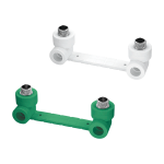 PP-R Erkek Çiftli Batarya Bağlantısı - Levha Tip PN 25