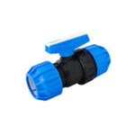 U-PVC Küresel Tek Taraflı Vana Çift Taraf Kaplin Çıkışlı